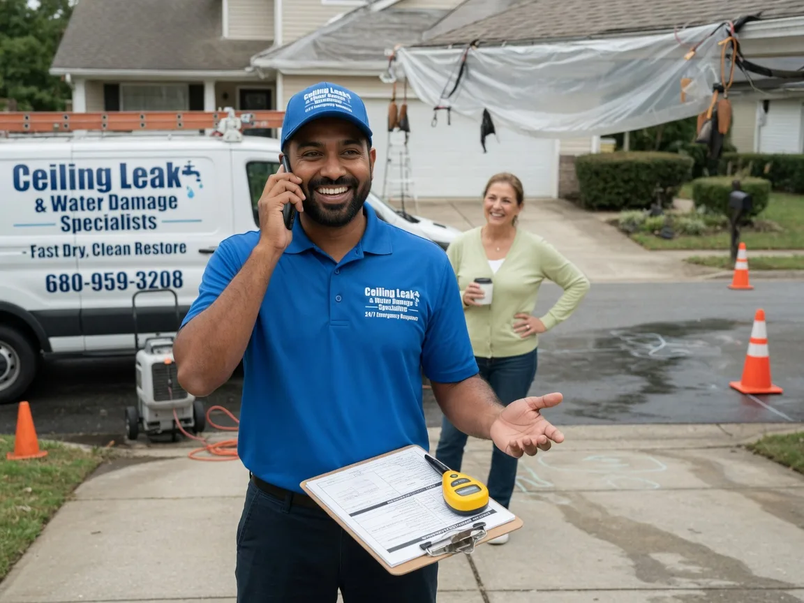 Ceiling Leak Cleanup Freeland, MD FAQs